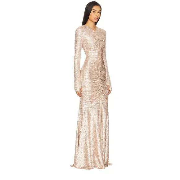 Norma Kamali Long Sleeve Fishtail Gown NWOT - Size XS